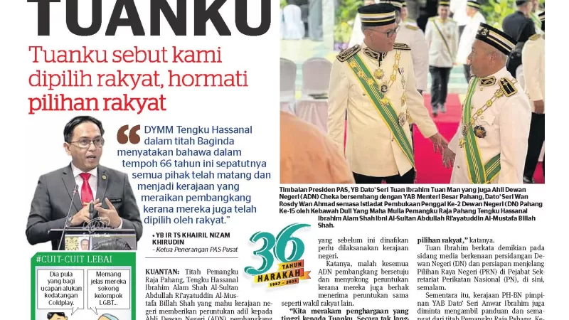 Hormati titah tuanku