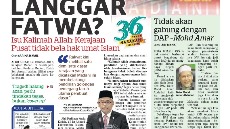 Madani Langgar Fatwa?