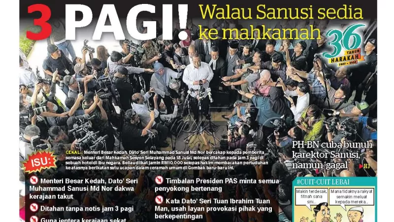 Tahan pukul 3 pagi!